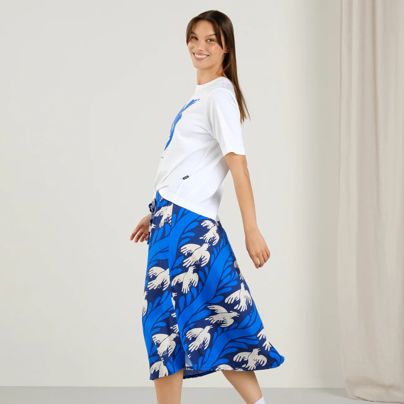 Skirt Klippan The Phoenix Bird Blue