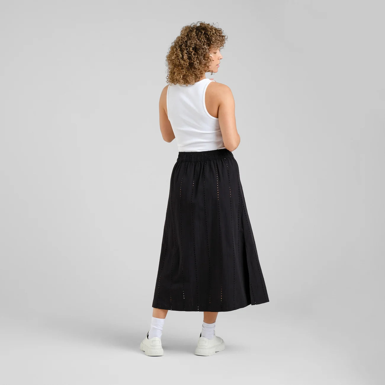 Skirt Viken Schiffli, Black