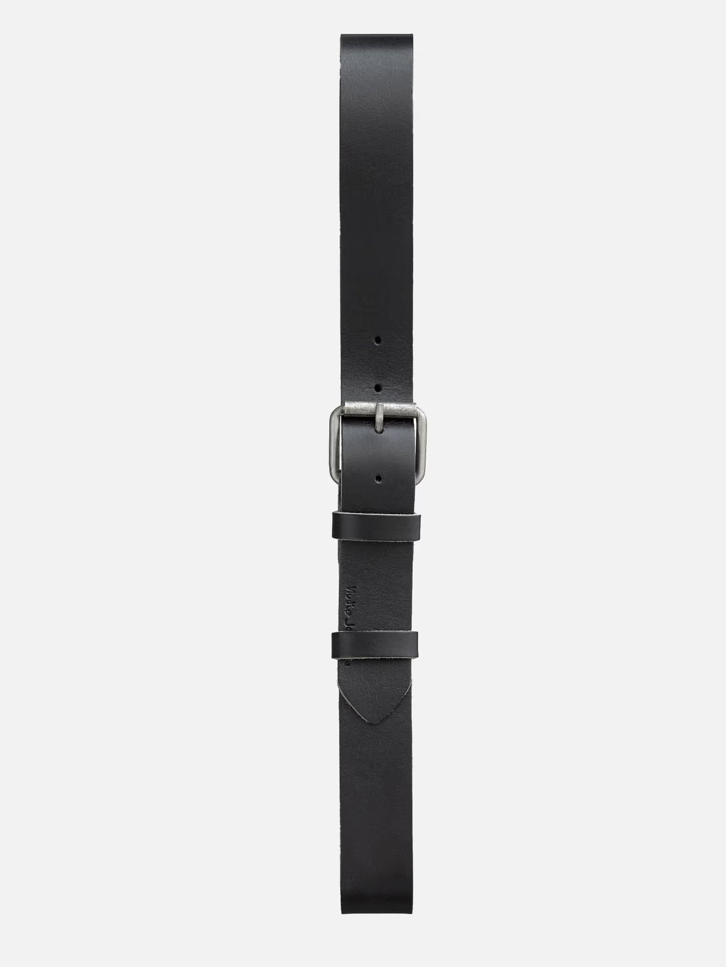 Pedersson Leather Belt Black, Nudie, Såininorden