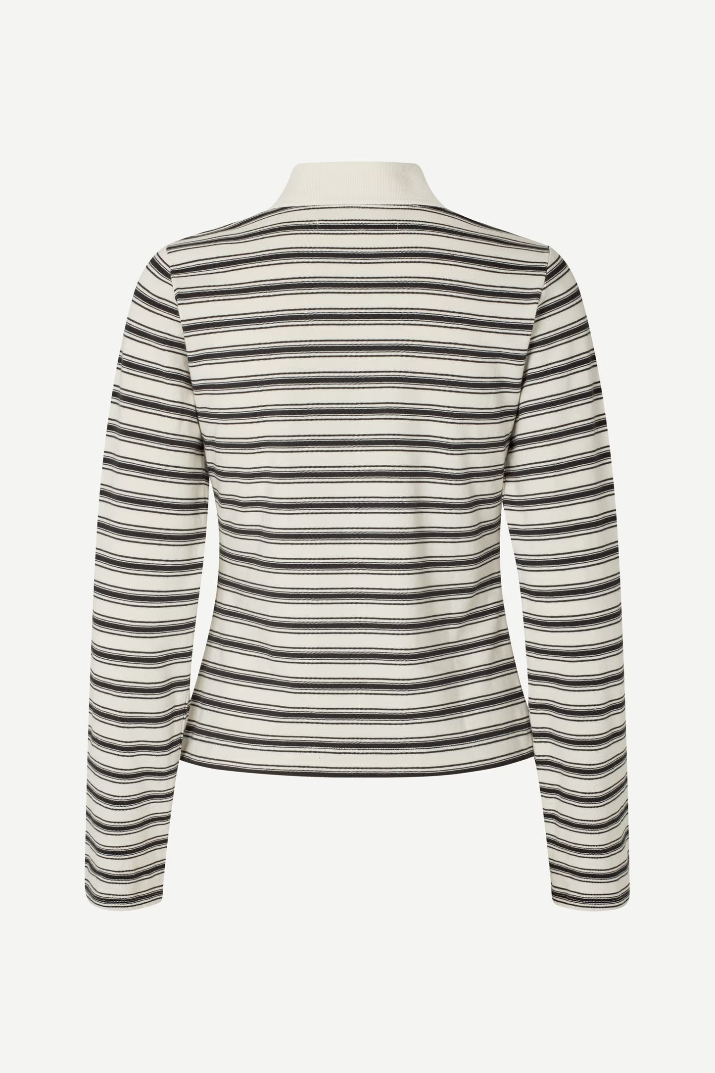 Sadonell LS Polo, Egret Stripe