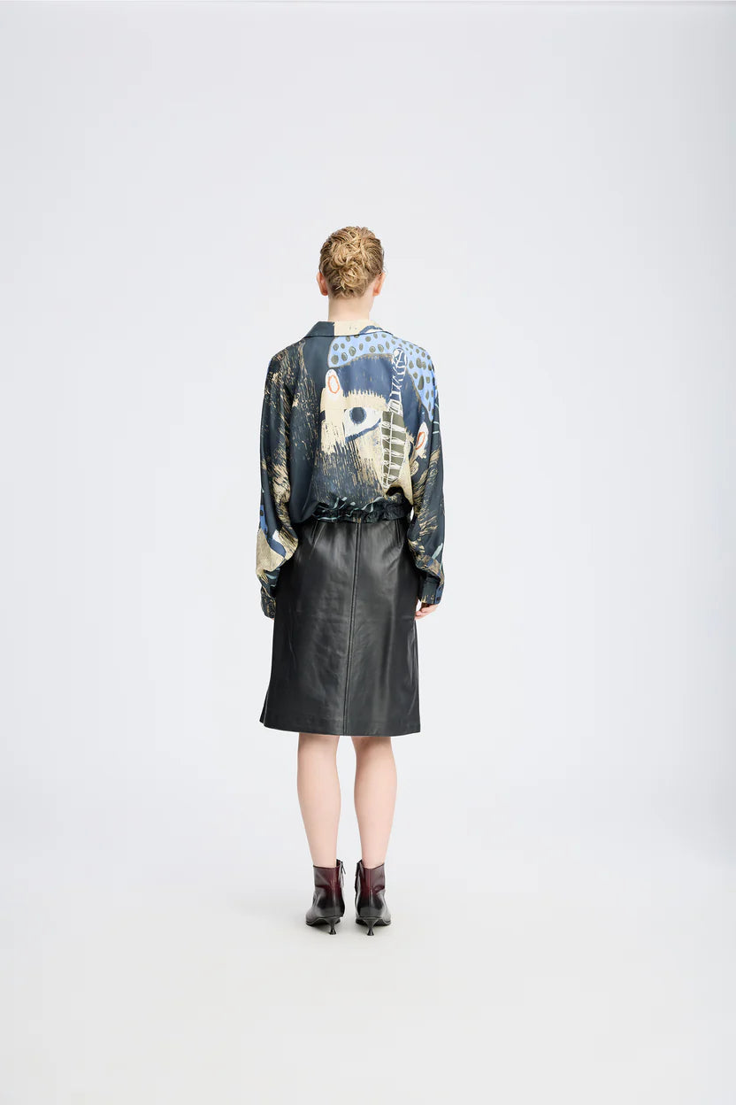 Loasta Top, Black Print