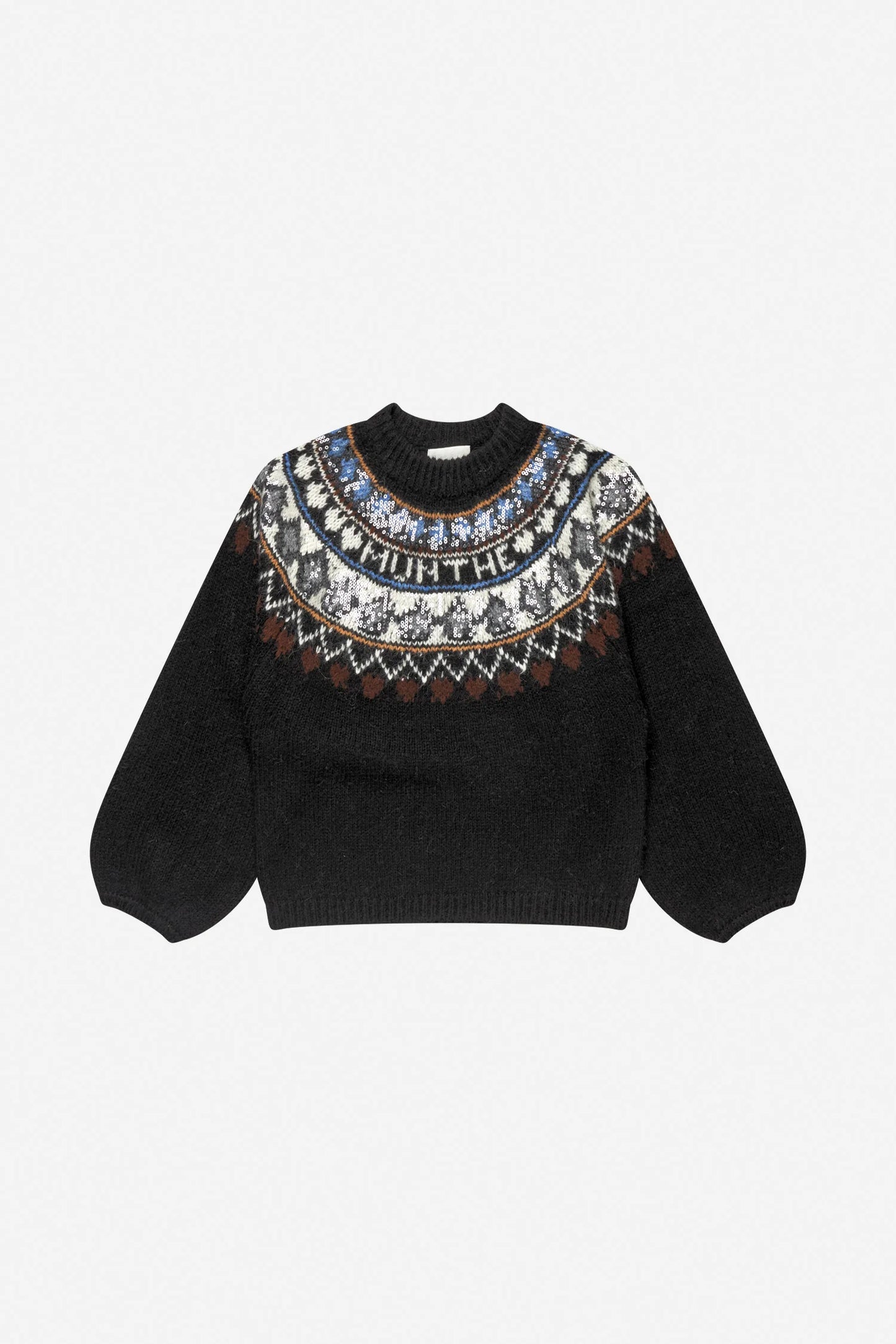 Vaffie Knit, Mix Black
