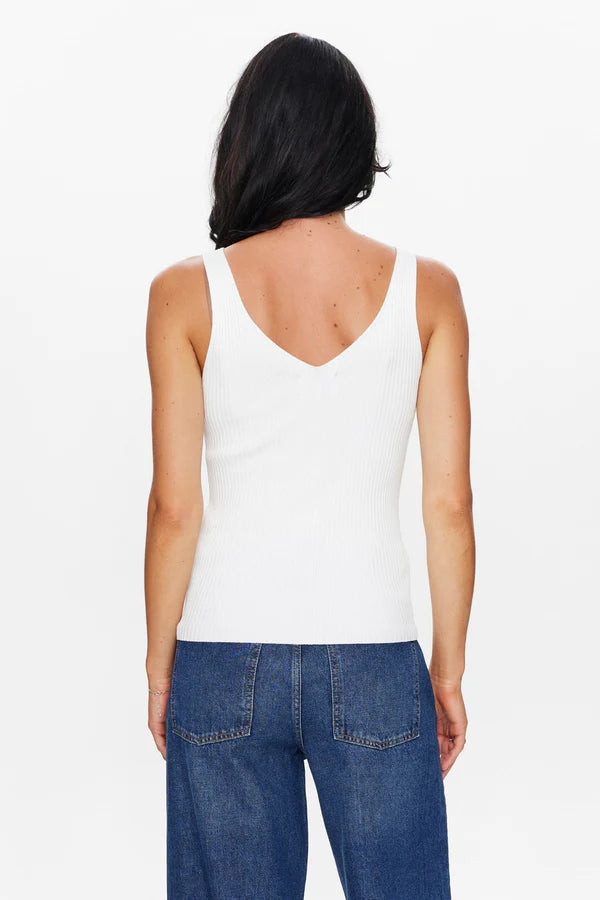 Nucerys Knit Top, Cloud Dancer