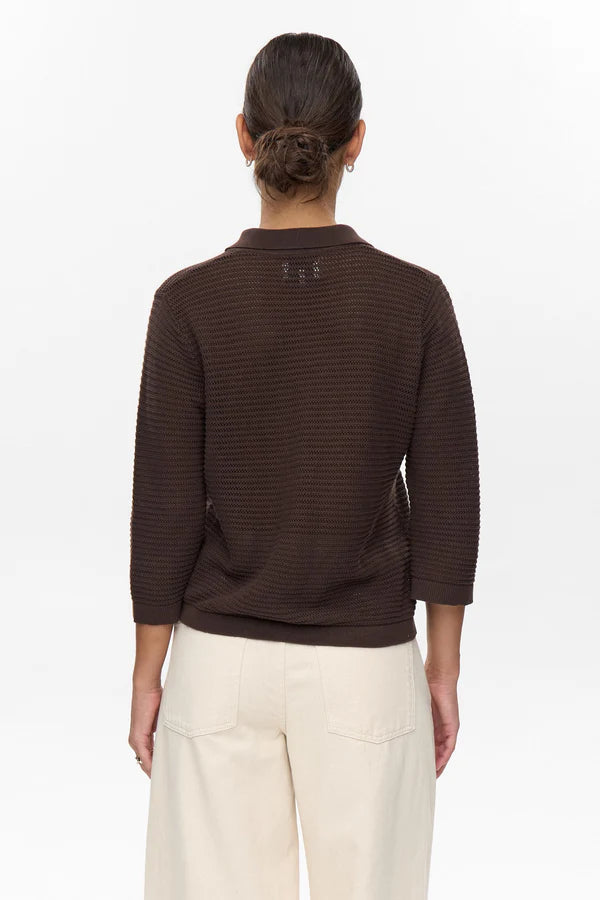 Nuvilde Cardigan, Black Coffee