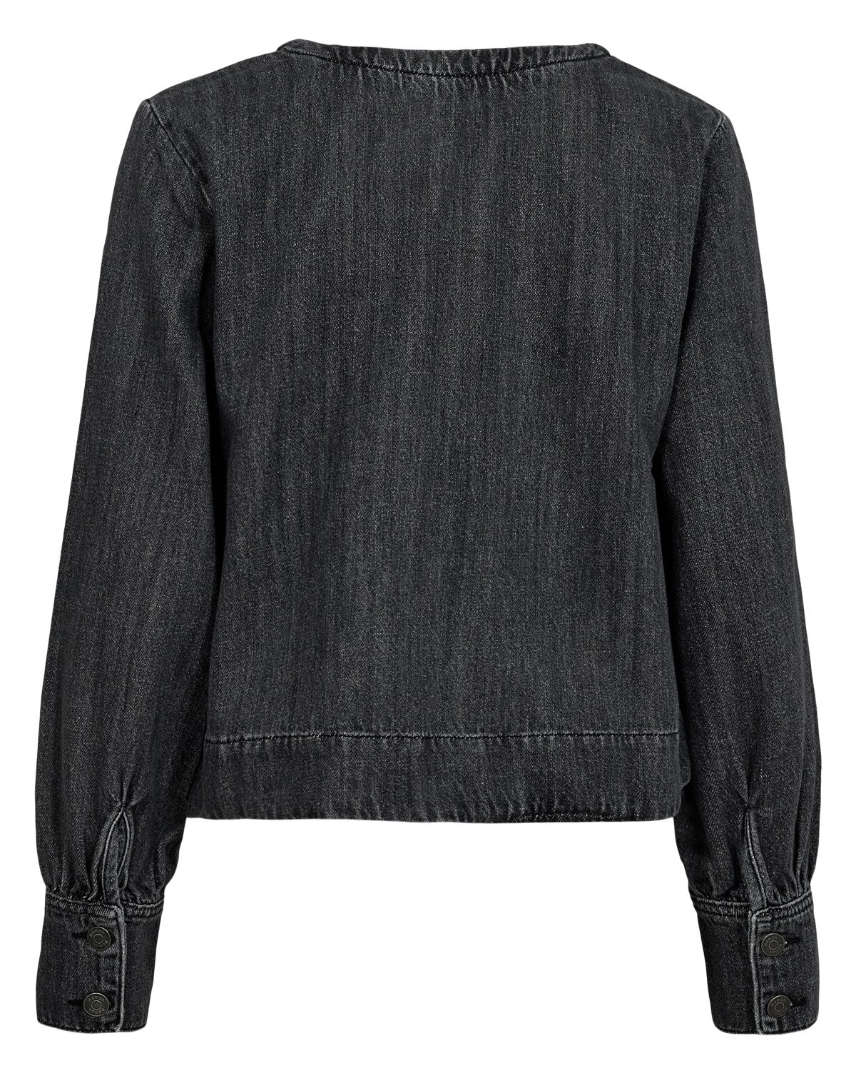 Nuseoul Blouse, Medium Grey Denim