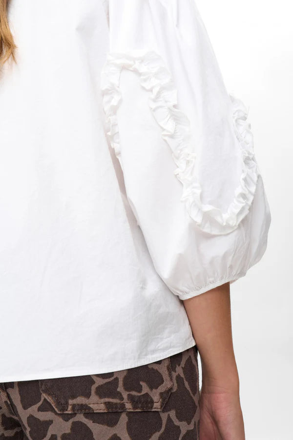 Nuaiko Shirt, Bright White