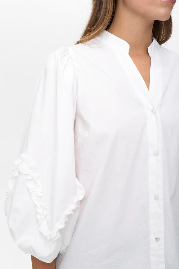Nuaiko Shirt, Bright White
