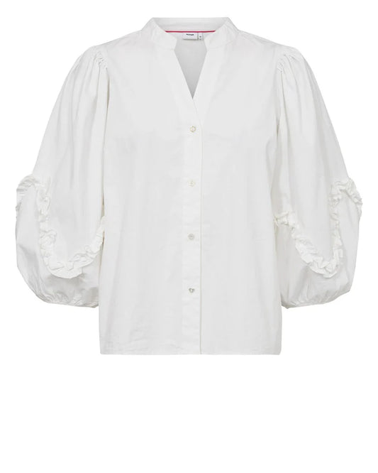 Nuaiko Shirt, Bright White