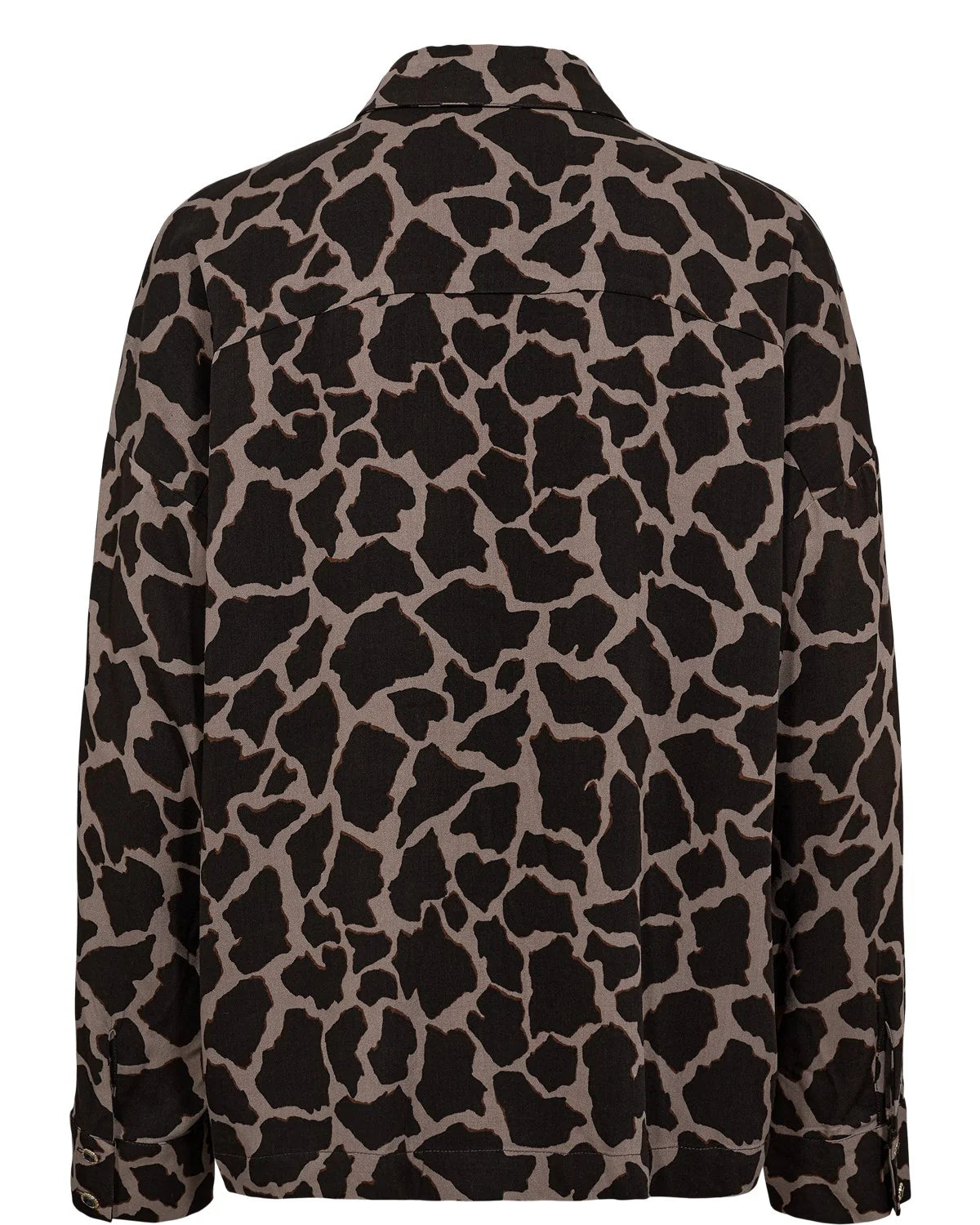 Nuhana Boxy Shirt, Black Coffee