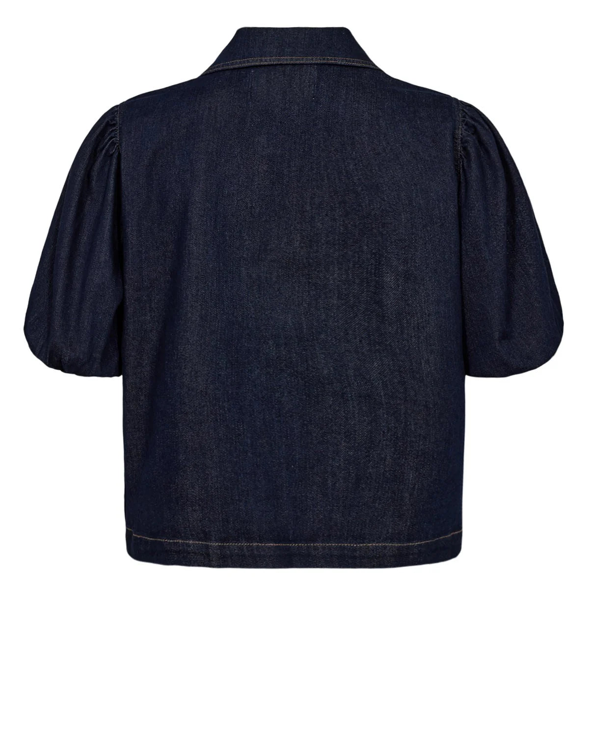 Nualetta SS Shirt, Dark Blue Denim