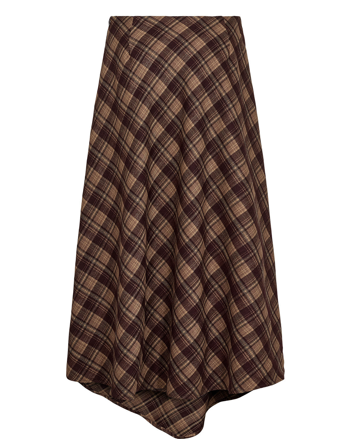 Nuglamy Long Skirt, Chocolate Plum