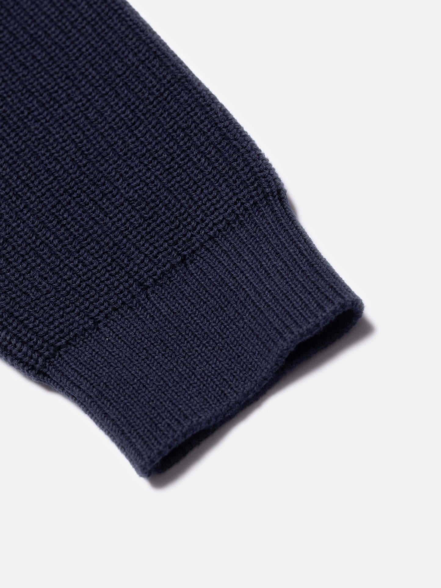 August Rib Cotton Sweater, Navy