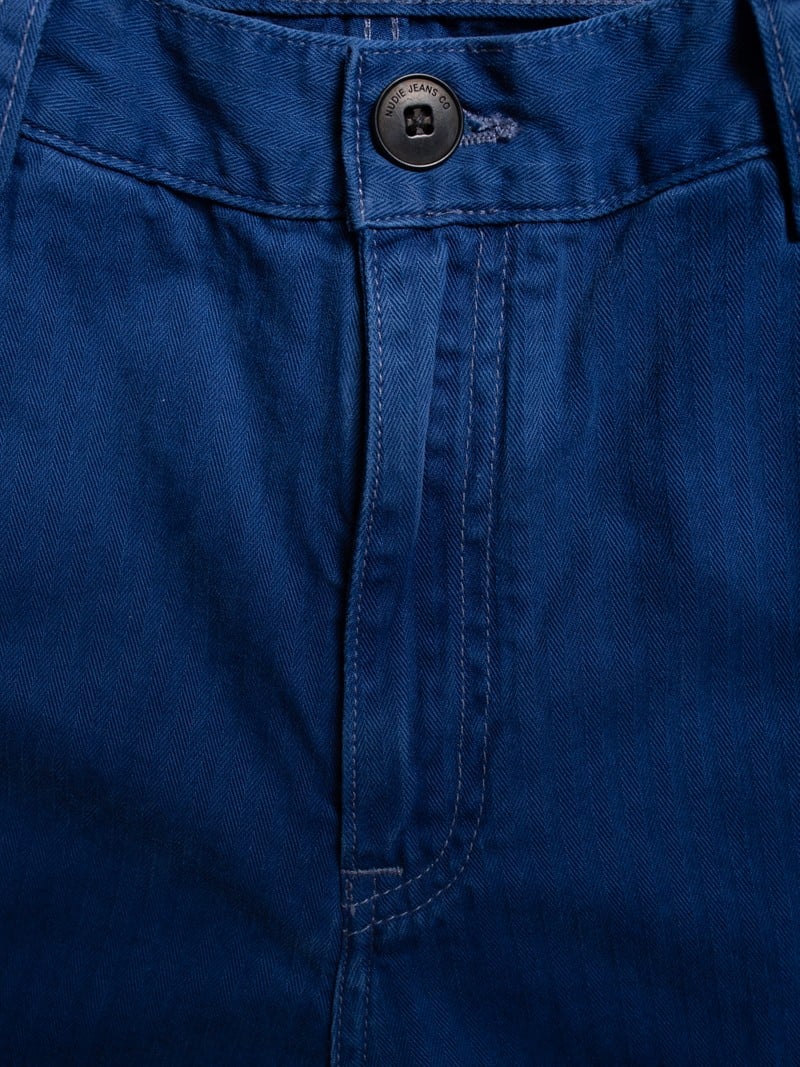 Wendy Herringbone Pants, Blue