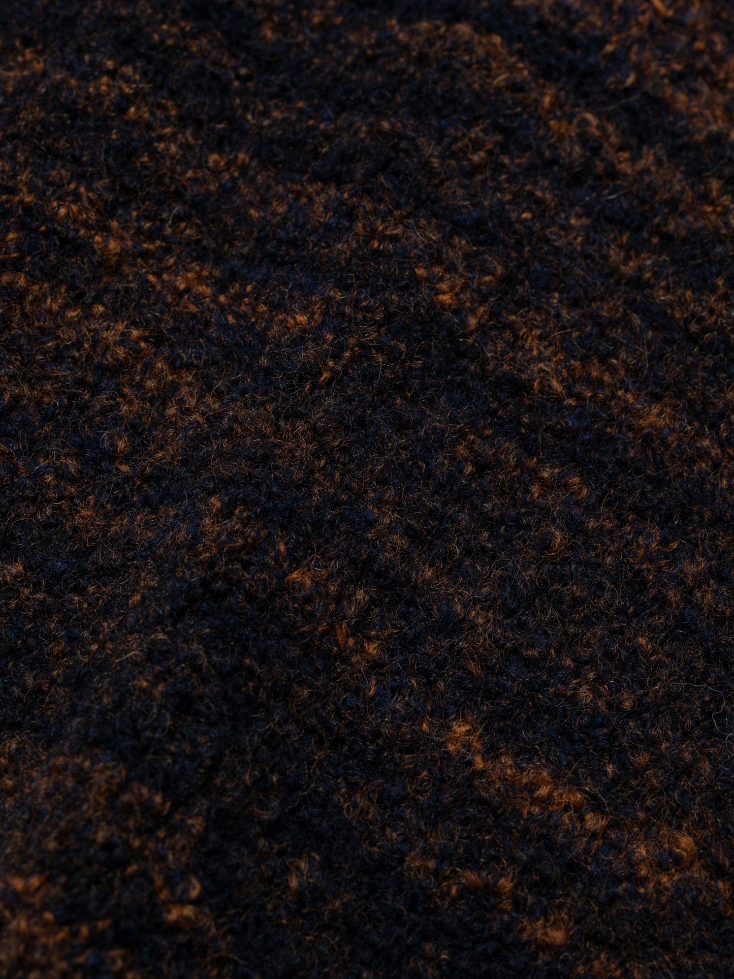 Gurra Boucle Sweater, Black/Brown