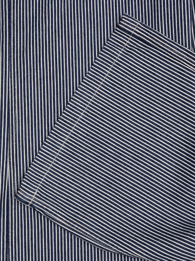 Inez Striped Pants, Blue/Offwhite