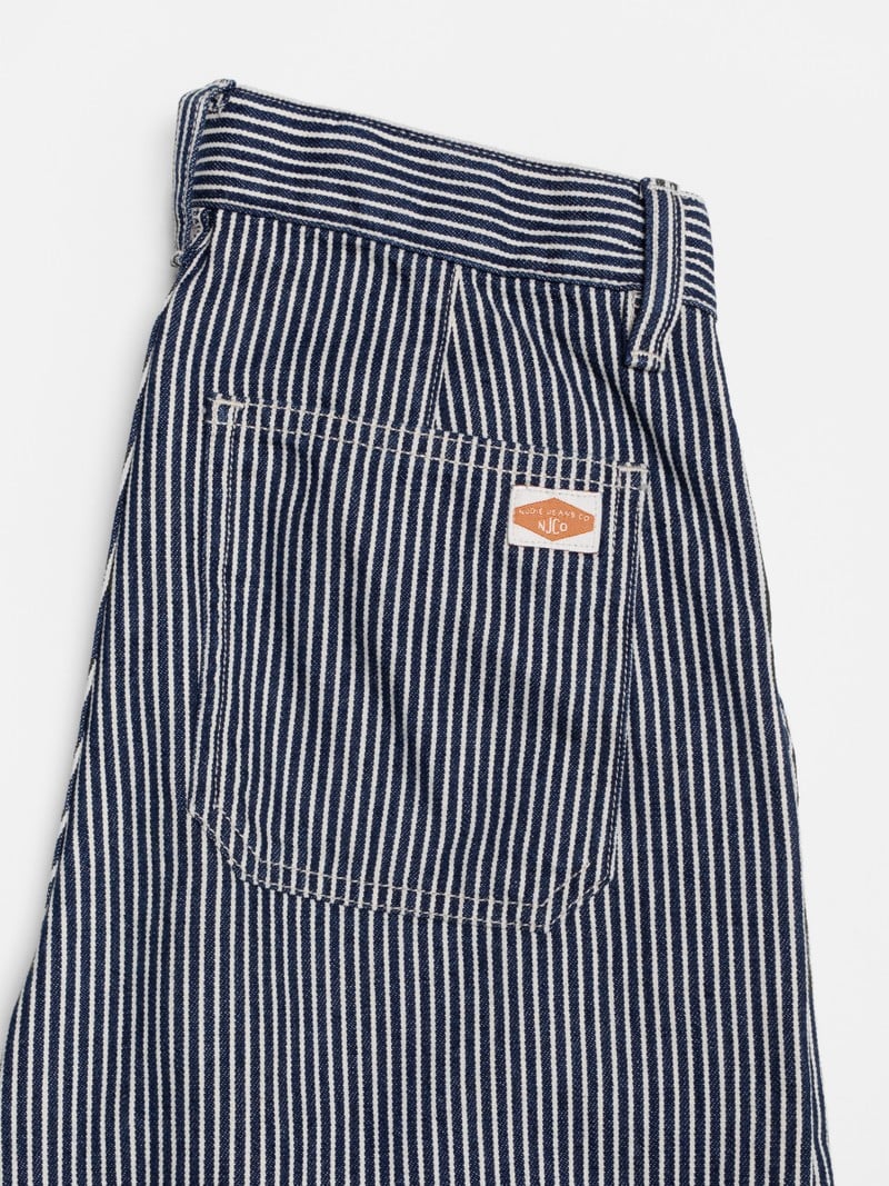 Inez Striped Pants, Blue/Offwhite