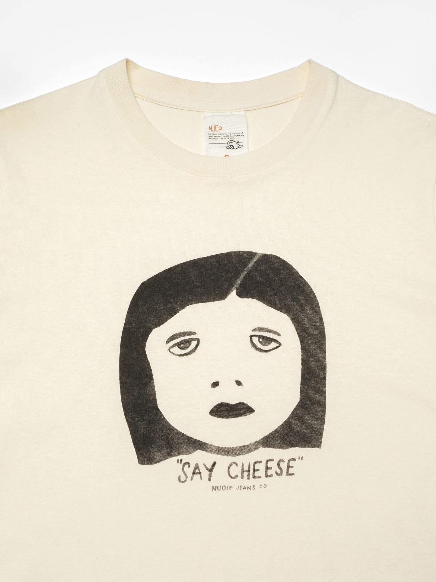 Joni Say Cheese T-shirt, Ecru