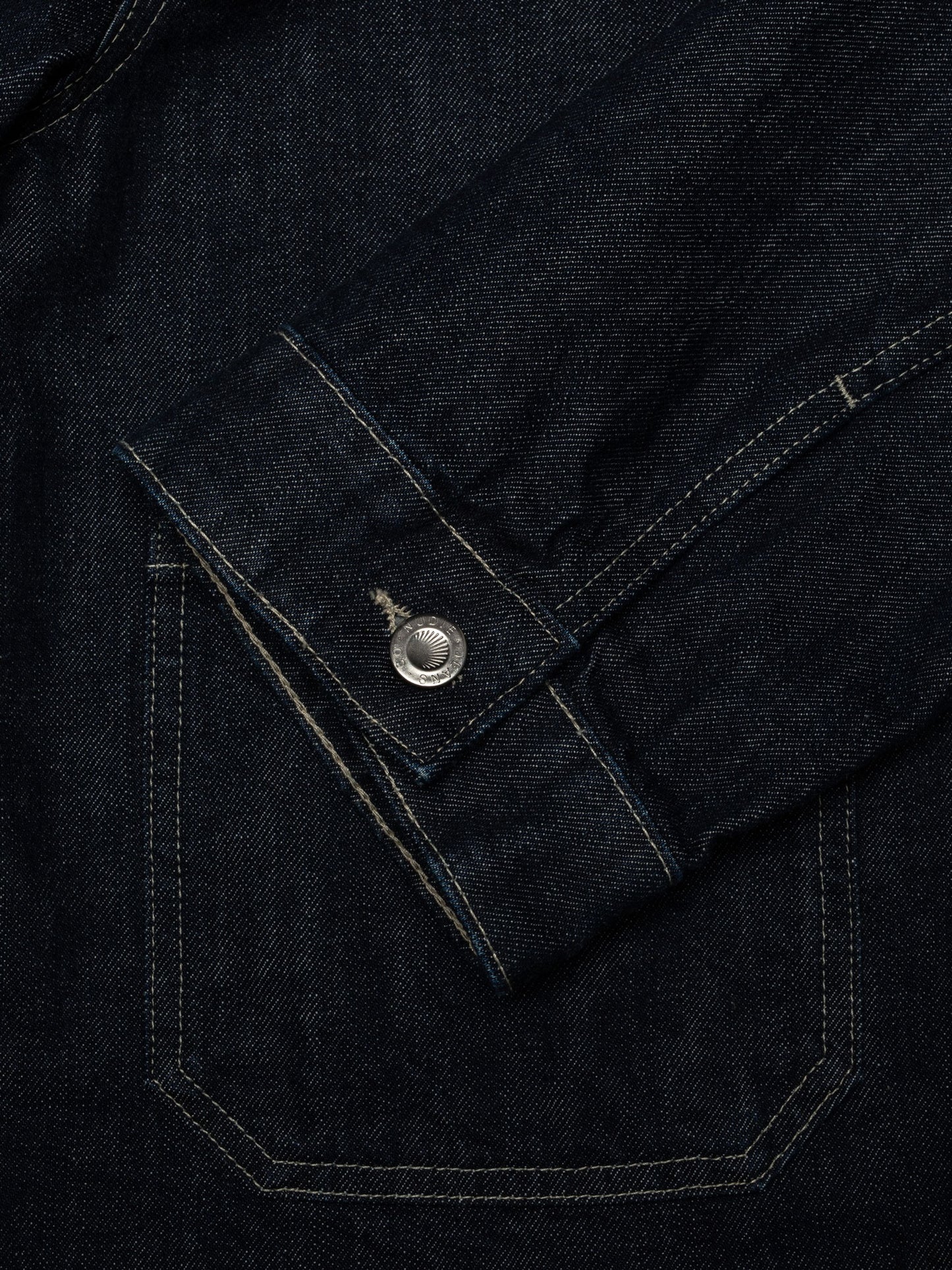 Anja Workwear Denim Jacket, Dark Blue
