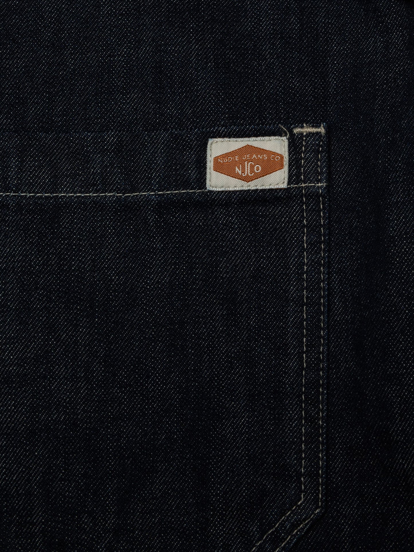 Anja Workwear Denim Jacket, Dark Blue