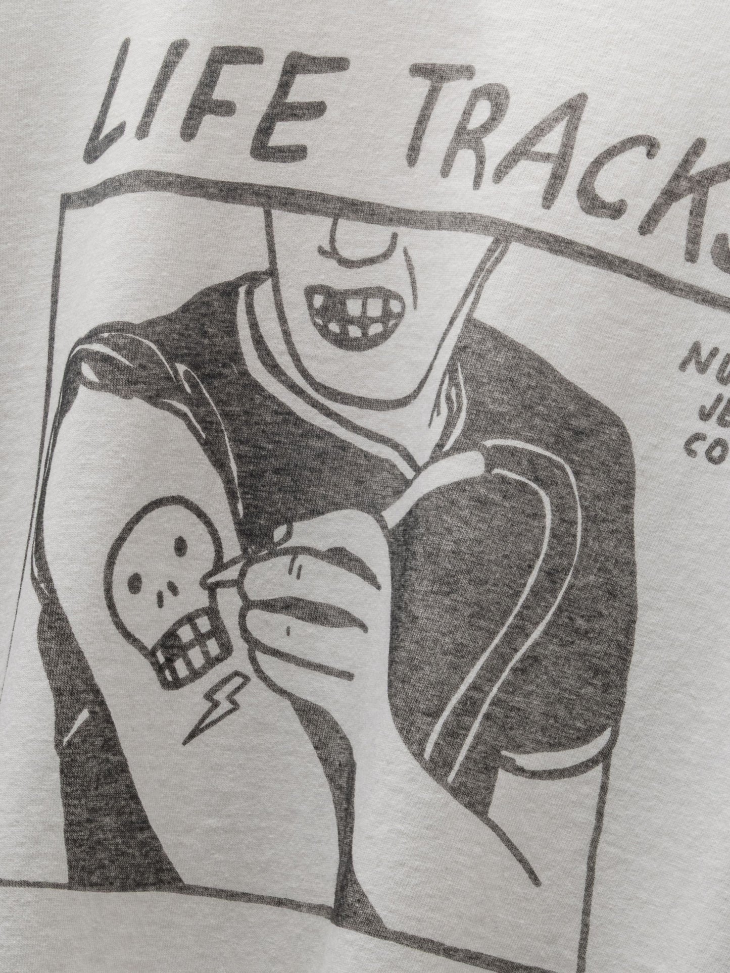 Roy Life Tracks T-shirt, Chalk White