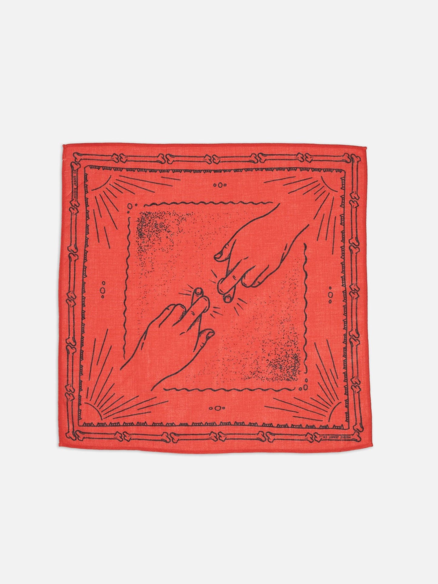 Ingrid Bandana Double Cross Red, Nudie Jeans, Såininorden