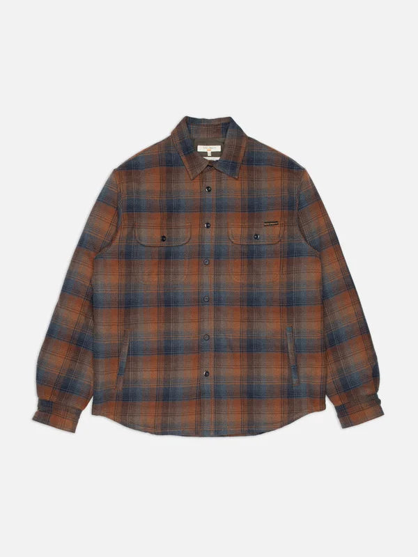 Glenn Padded Shirt Check Multi, Nudie Jeans