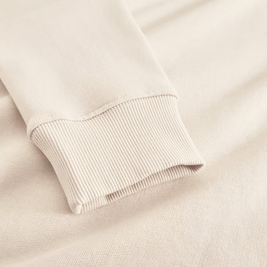 Sweatshirt Malmoe Bike Front, Oat White