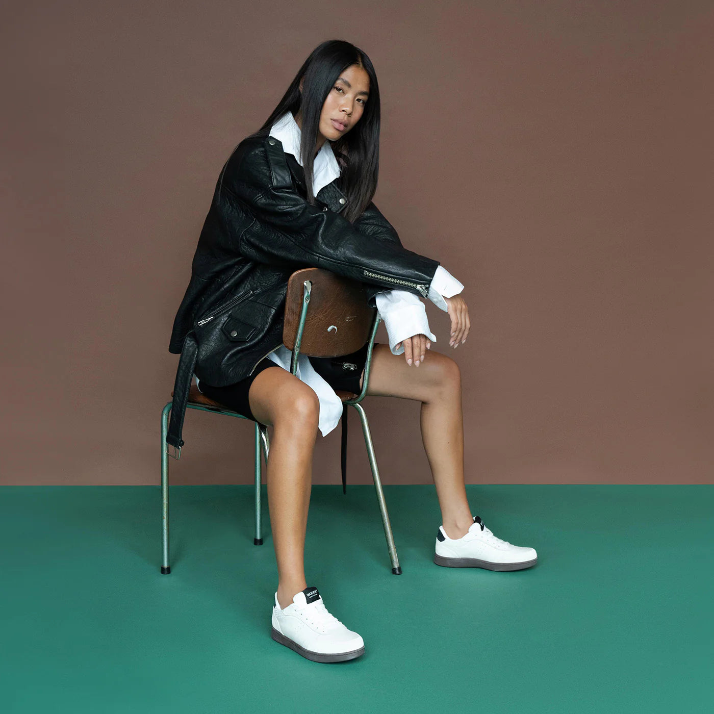 Bjork Sneaker, Blanc De Blanc/Black