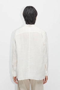 Elma Edit Clean Shirt, Offwhite Linen
