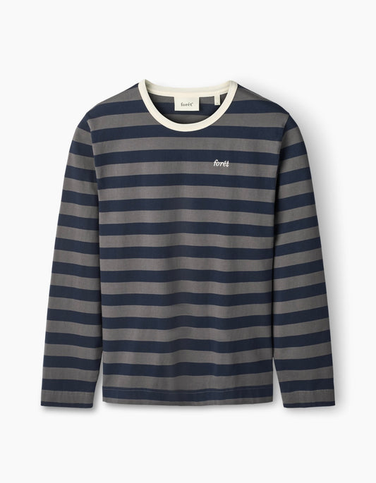 Ray Longsleeve, Navy/Dark Grey
