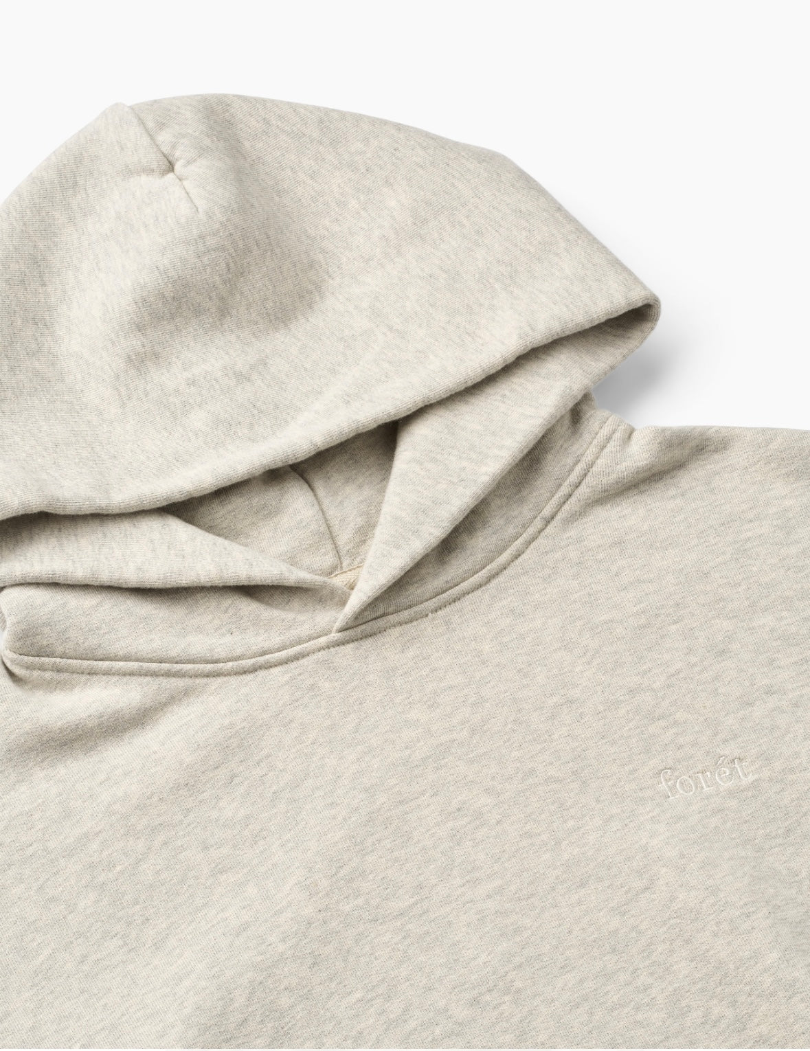 Noon Hoodie, Snow Melange
