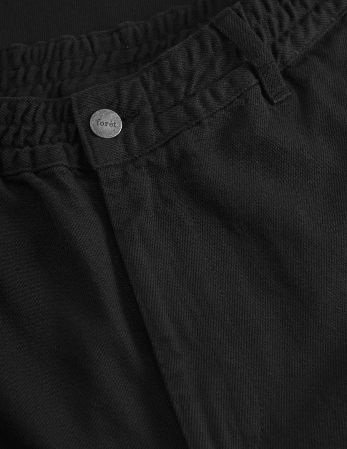 Clay Twill Pants, Black