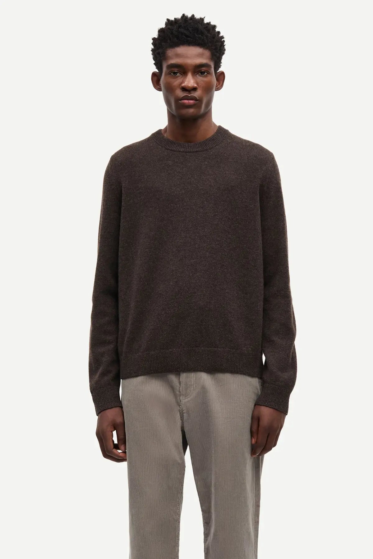 Isak Knit Sweater, Turkish Coffee