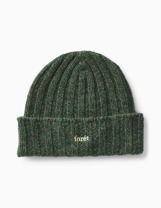 Relax Rib Puzzle Beanie Green