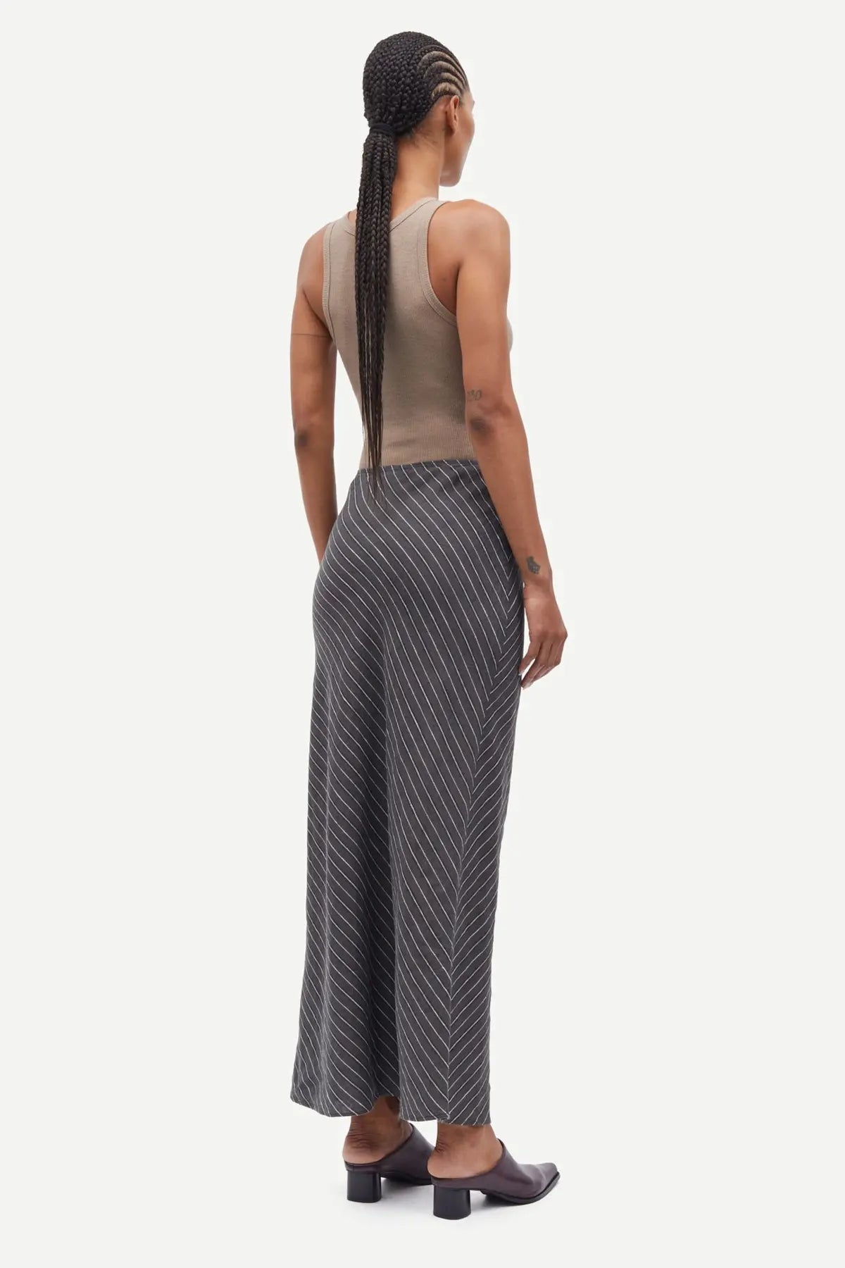 Saagneta Long Skirt, Beluga St