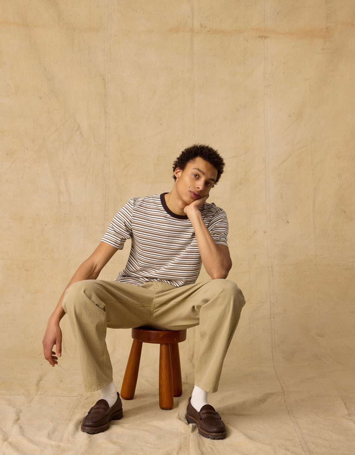 Loch T-shirt, Earth Stripe