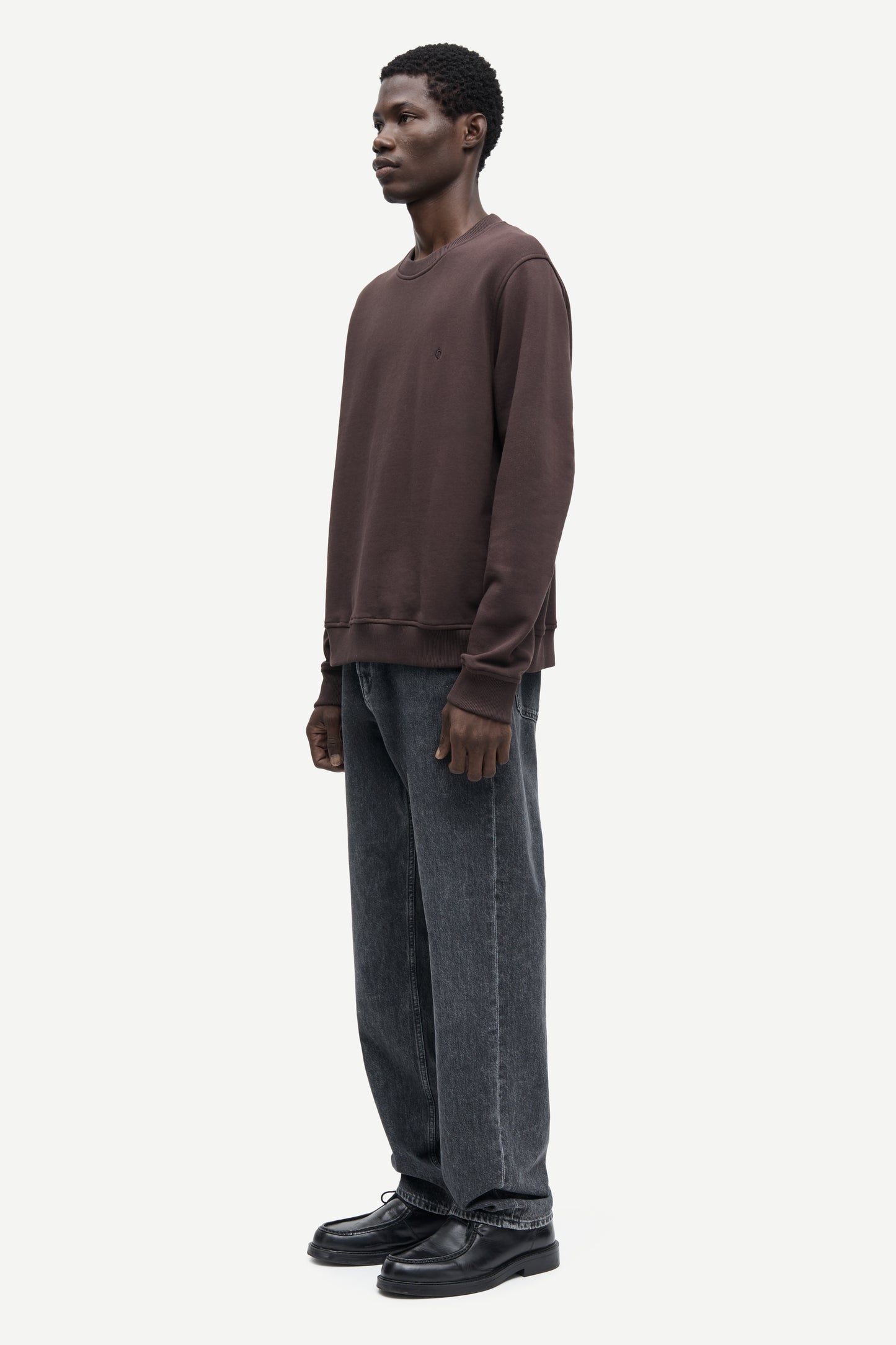 Saotto Sweatshirt, Black Coffee