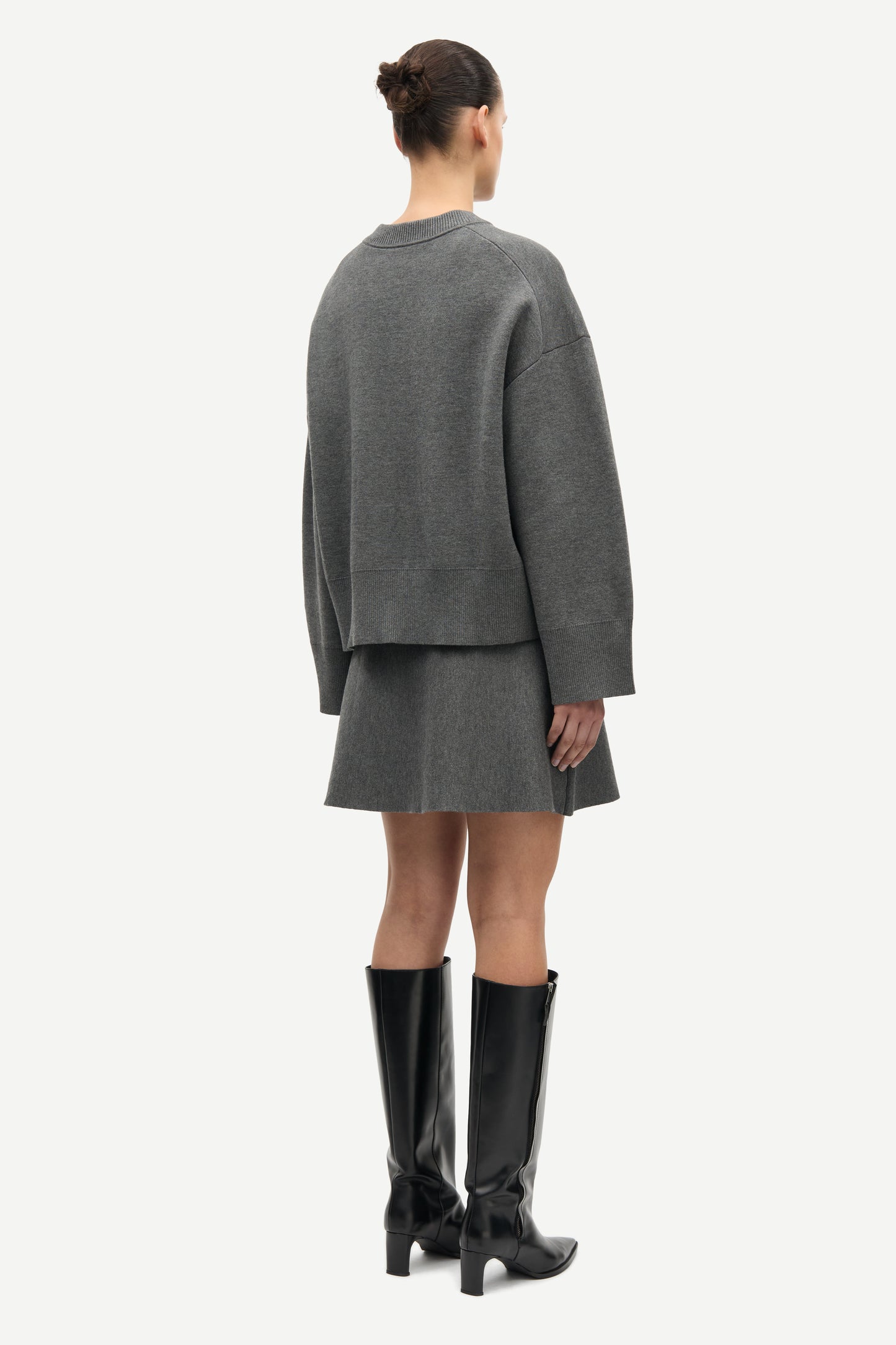 Salula V-neck, Dark Grey