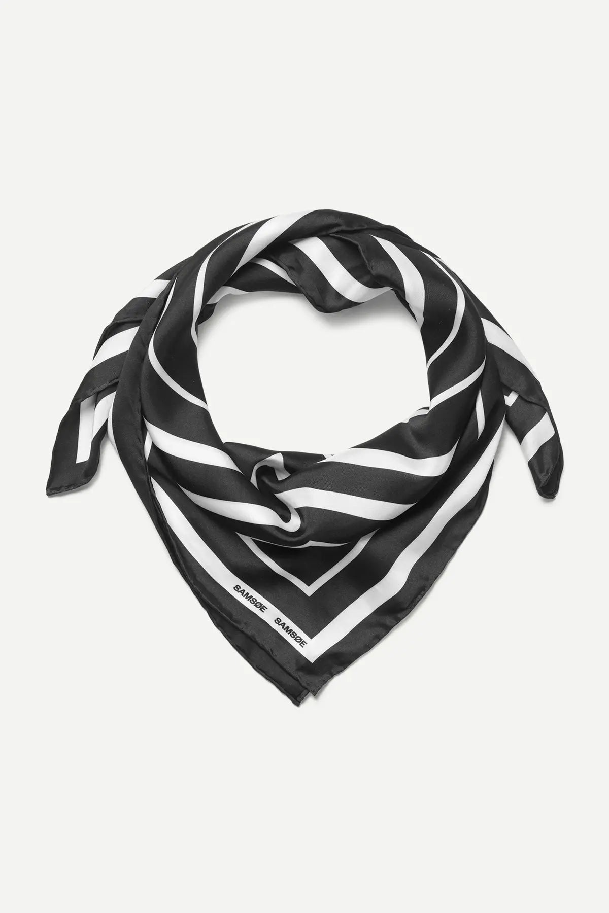 Sahailan Scarf, Off White Black St