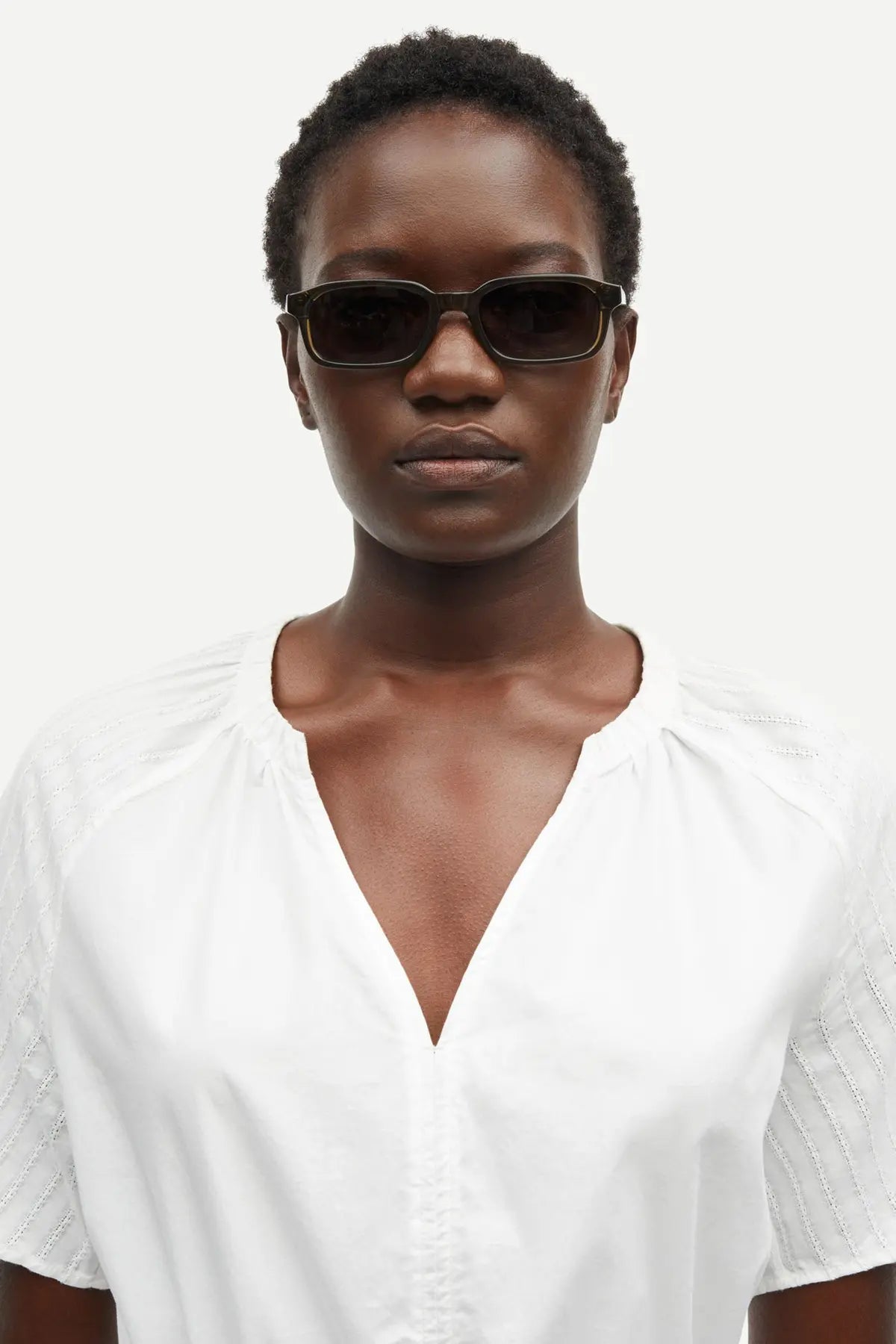 Satoma Blouse, White