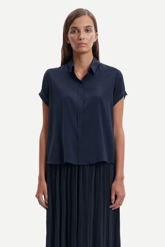 Majan SS Shirt Dark Sapphire