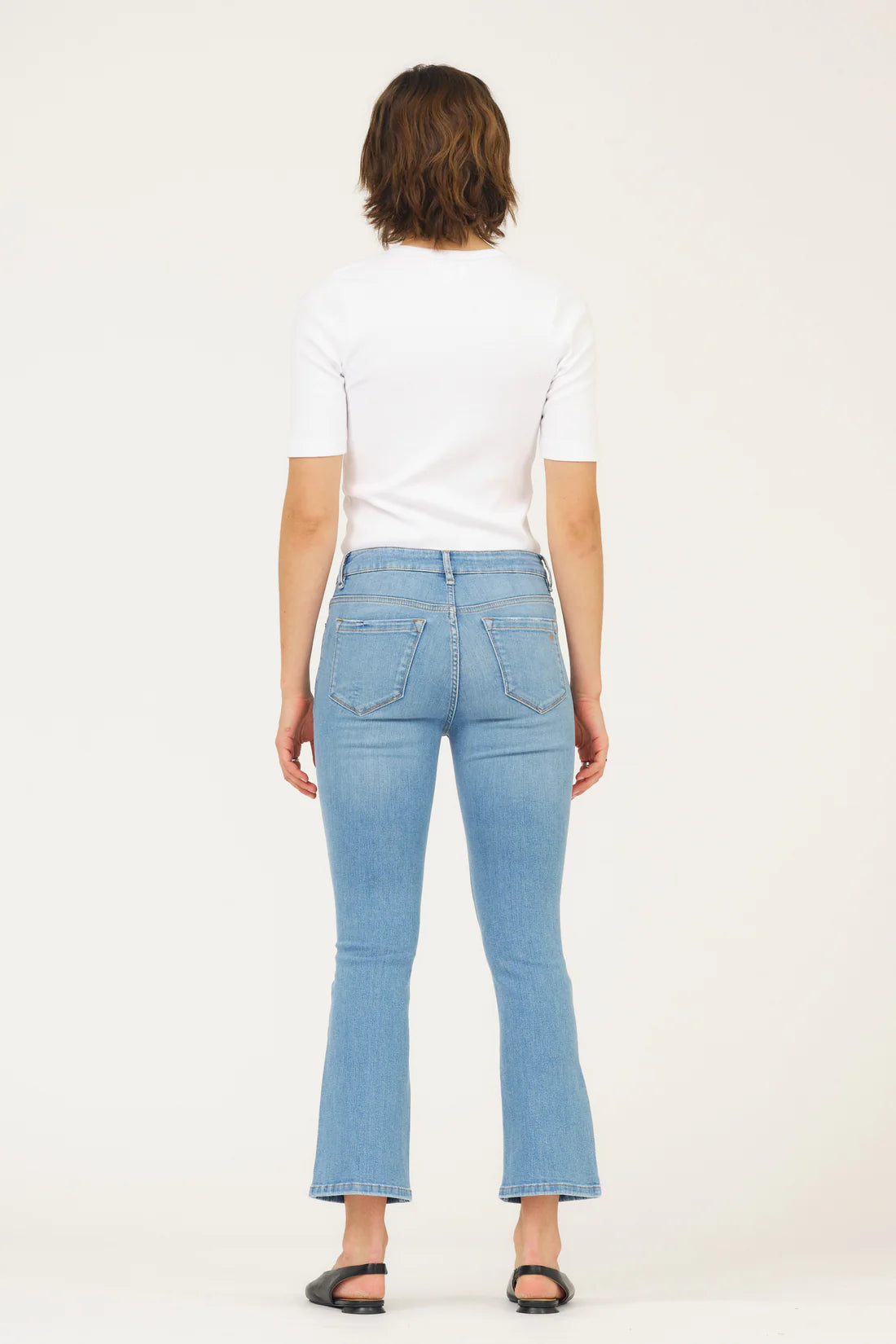 Johanna Jeans Wash Capri Blue