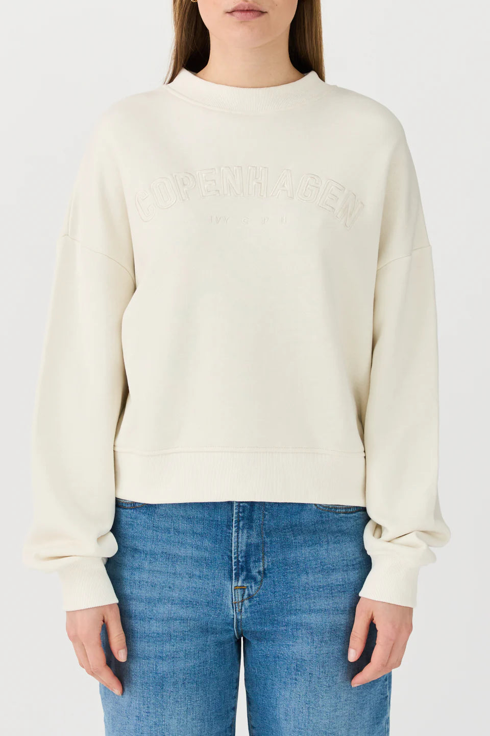 Suki Oversize Sweat Ecru