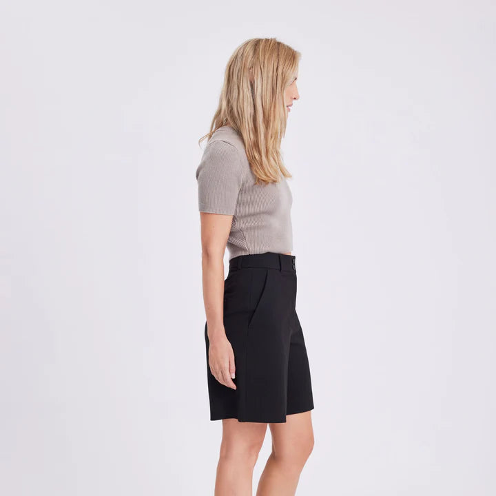 Laura Midi Shorts 285, Black