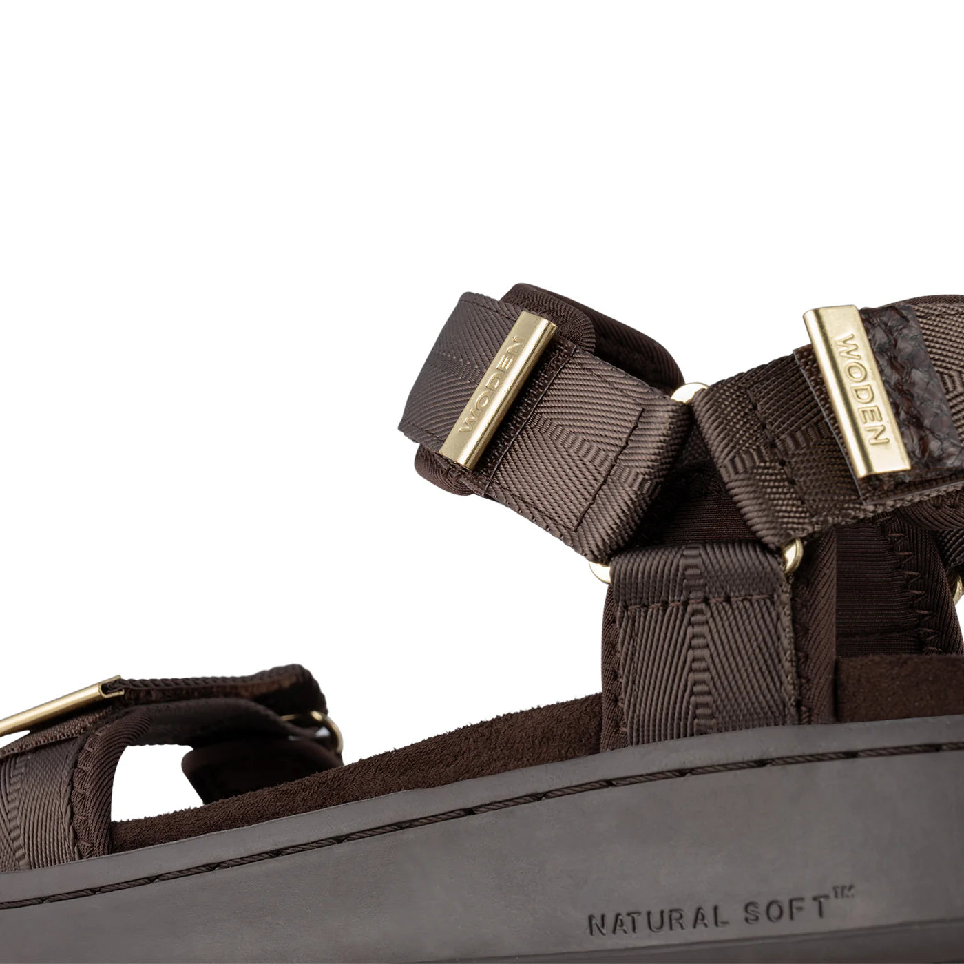 Line Sandal, Chocolate