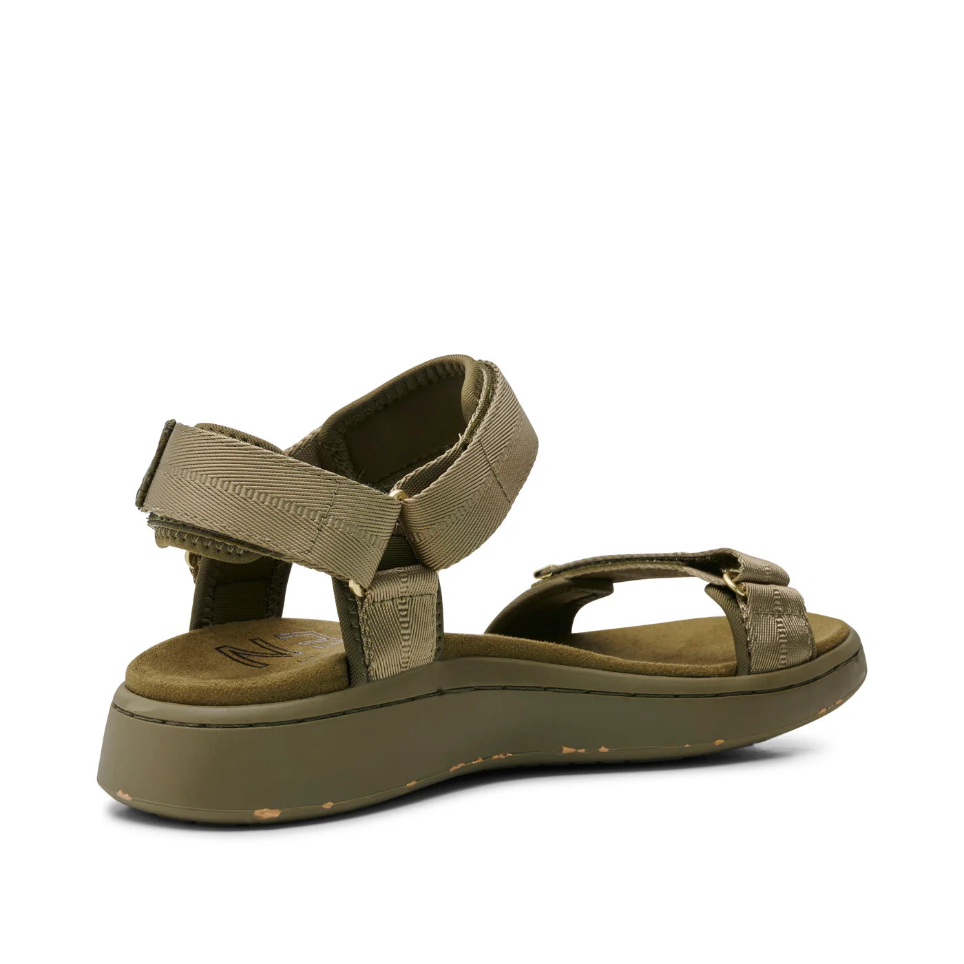 Line Sandal, Dark Olive