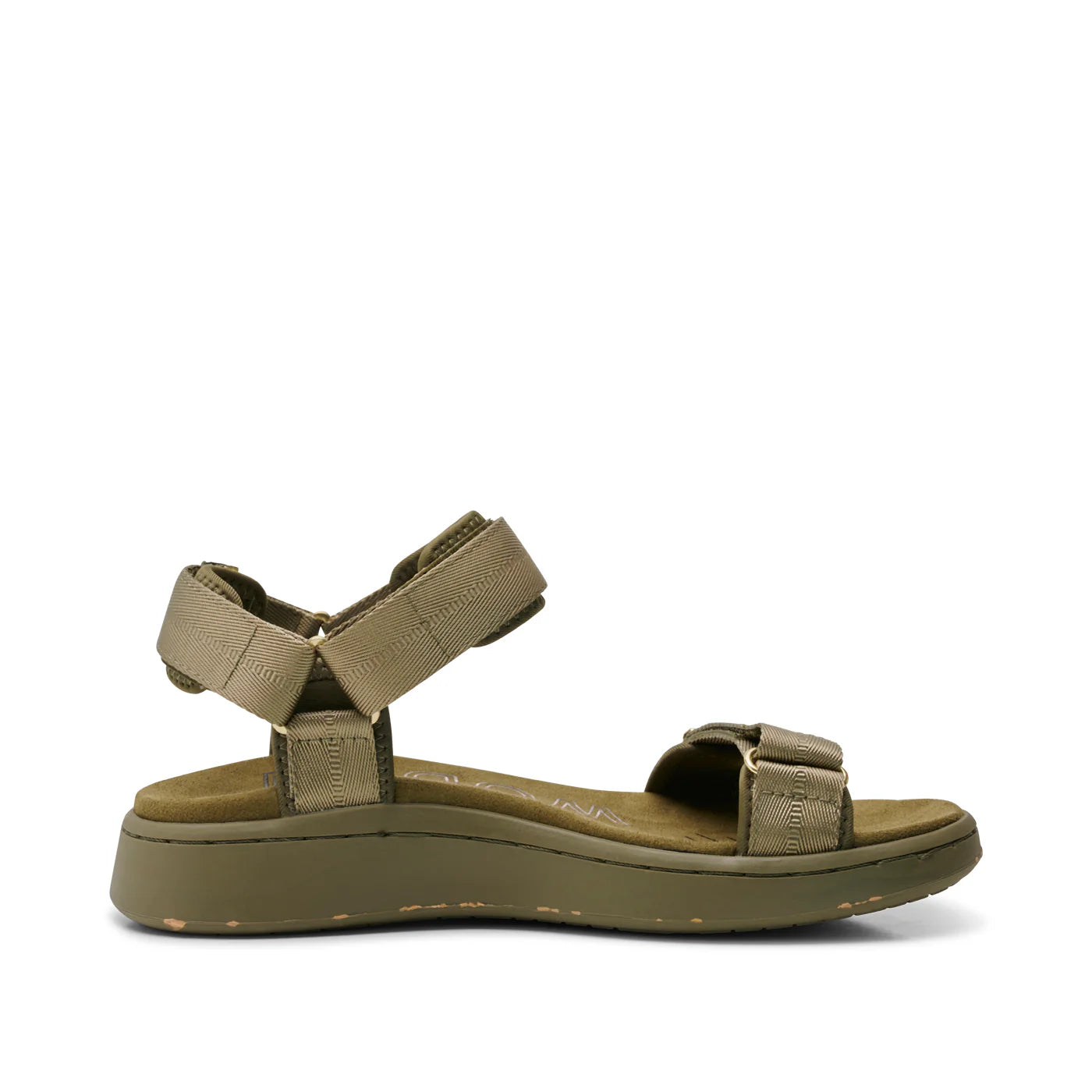 Line Sandal, Dark Olive