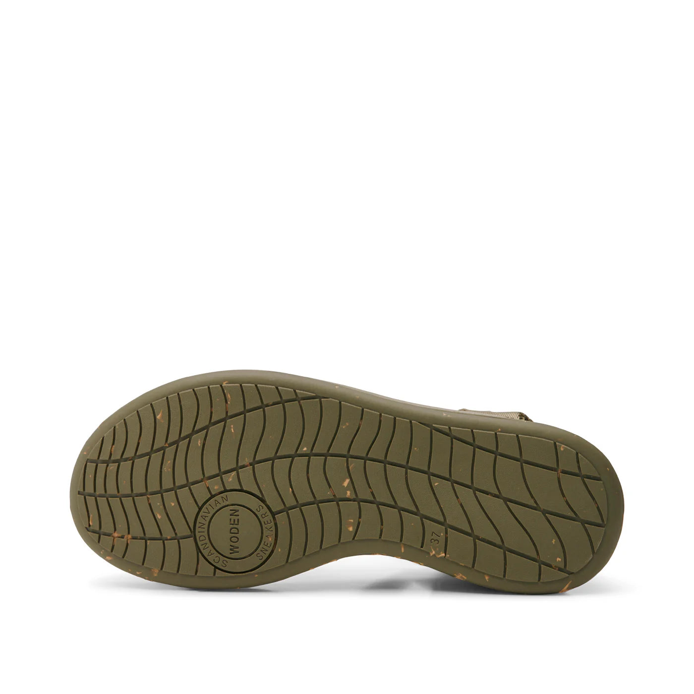 Line Sandal, Dark Olive