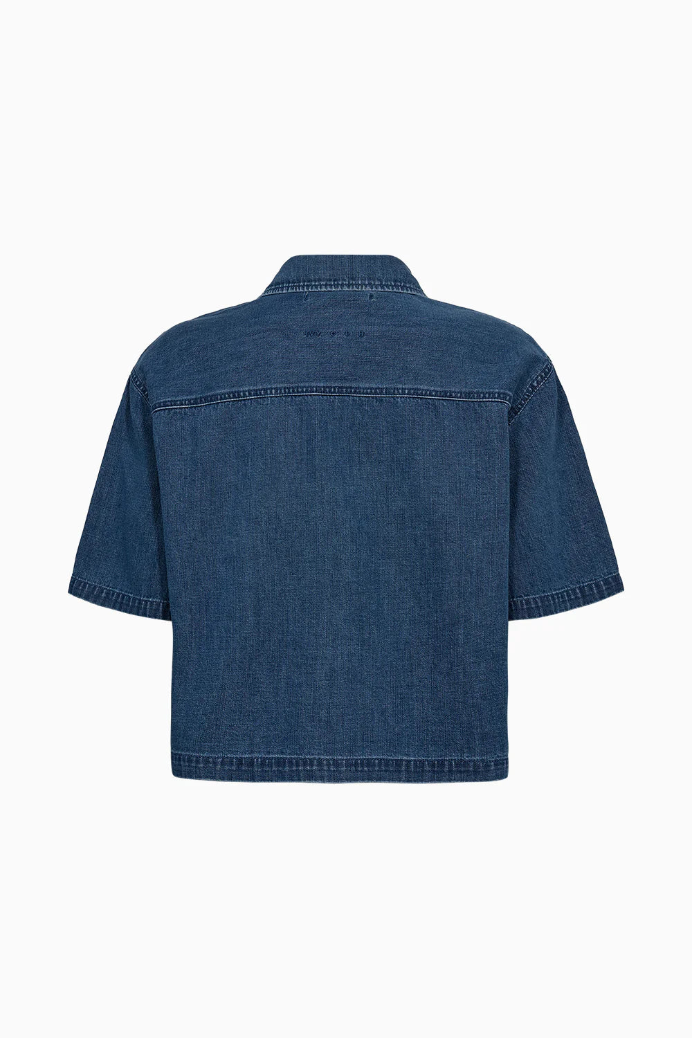 Malika Uta Oversize Shirt, Mid Blue Denim