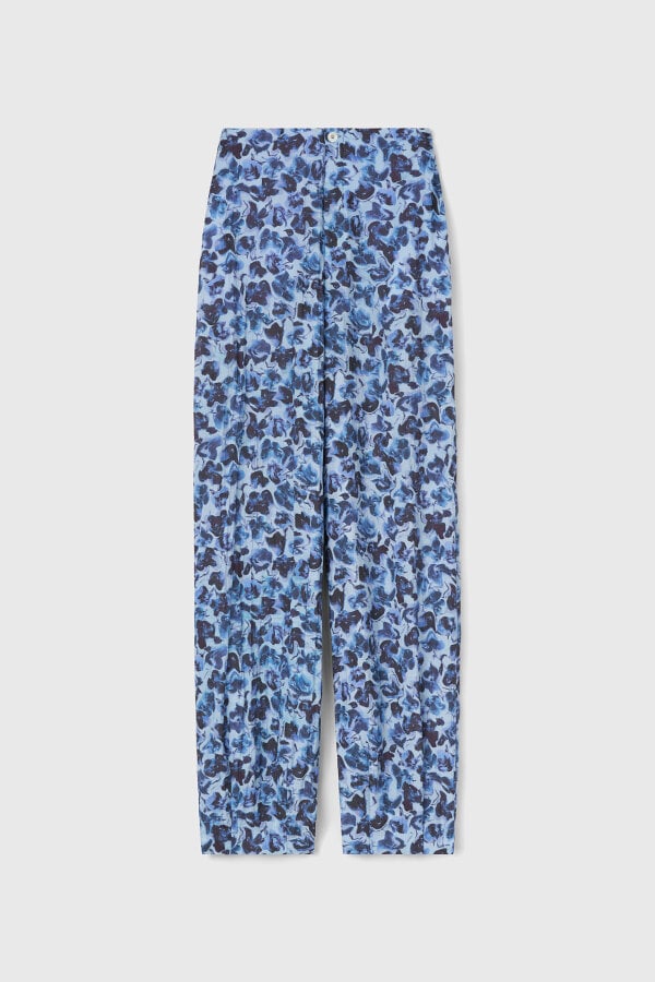 Stevie Pants, Sweet Violet Ditsy Blue